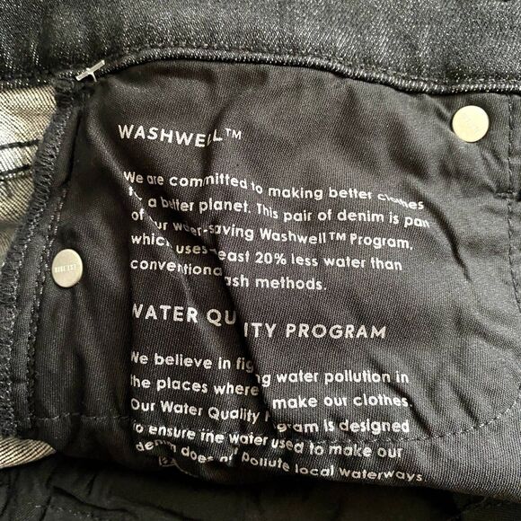 NWT Banana Republic High-Rise Skinny Jeans Black Classic Denim Size 29 Waist‎ - Picture 11 of 12